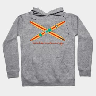 Classic Wooden Water Skis Hoodie